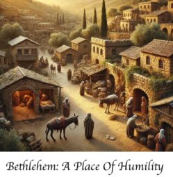 Bethlehem, a place of humility